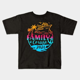 Family Vacation 2024 Making Memories Together Family Cruise Kids T-Shirt